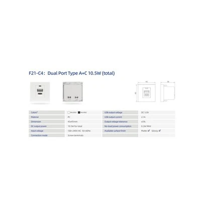 USB A USB C napajalni modul